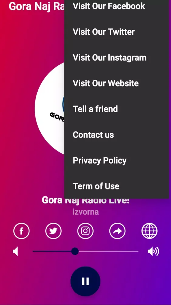 Gora Radio Ekran Görüntüleri