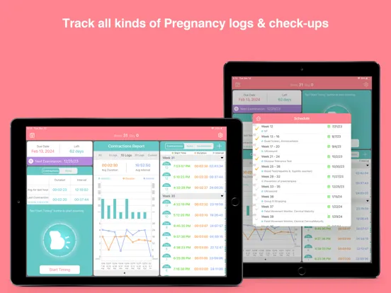 Pregnancy Tools iPad  스크린샷