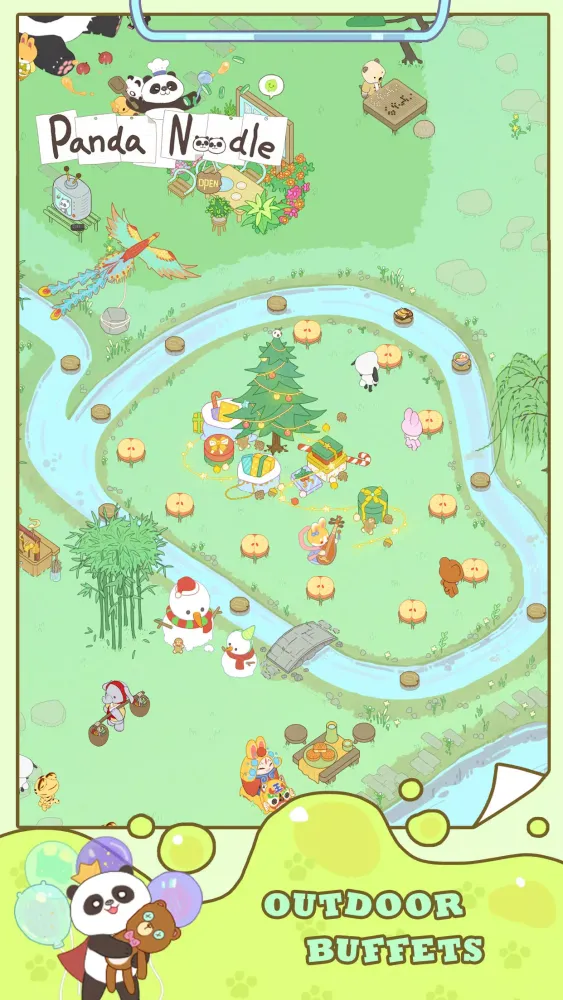 Ảnh chụp màn hình của Panda Noodle - Idle Game