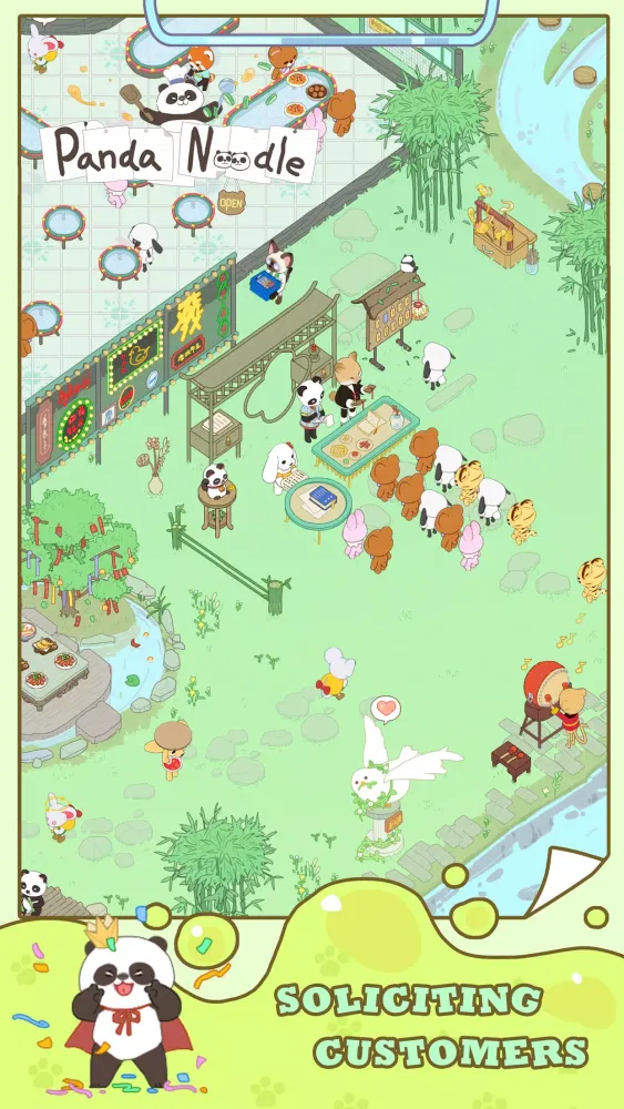 Ảnh chụp màn hình của Panda Noodle - Idle Game
