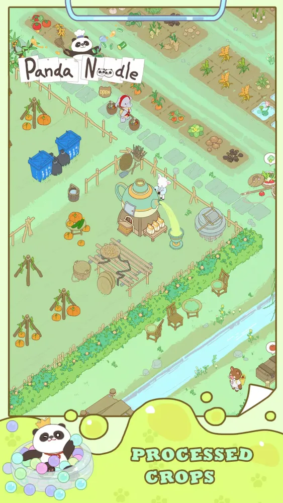 Ảnh chụp màn hình của Panda Noodle - Idle Game