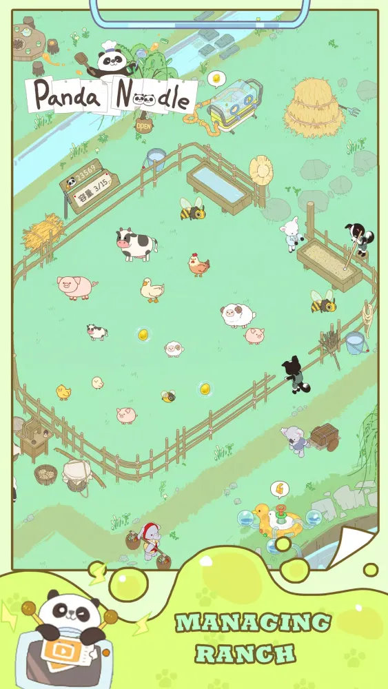 Ảnh chụp màn hình của Panda Noodle - Idle Game
