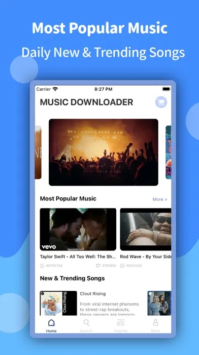 Capturas de tela do Music Downloader For Mp3
