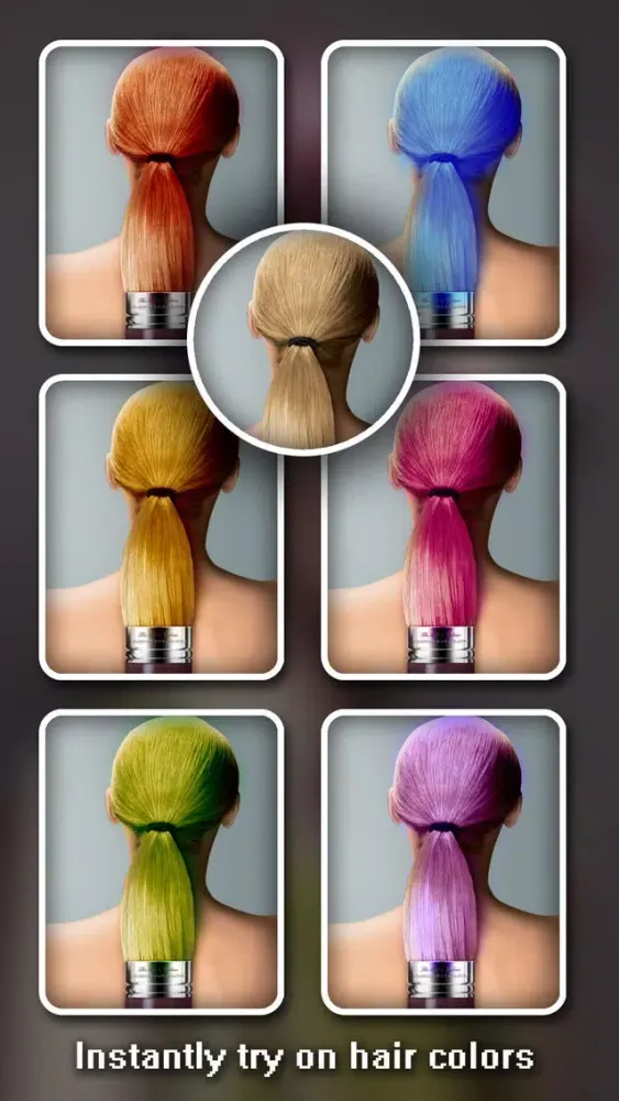 Hair Color Changer - Recolor Booth to Dye, Change & Beautify Hairstyle應用截圖