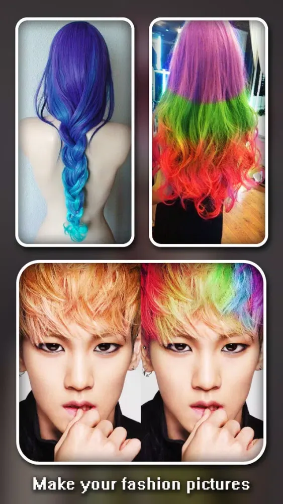 Hair Color Changer - Recolor Booth to Dye, Change & Beautify Hairstyle應用截圖