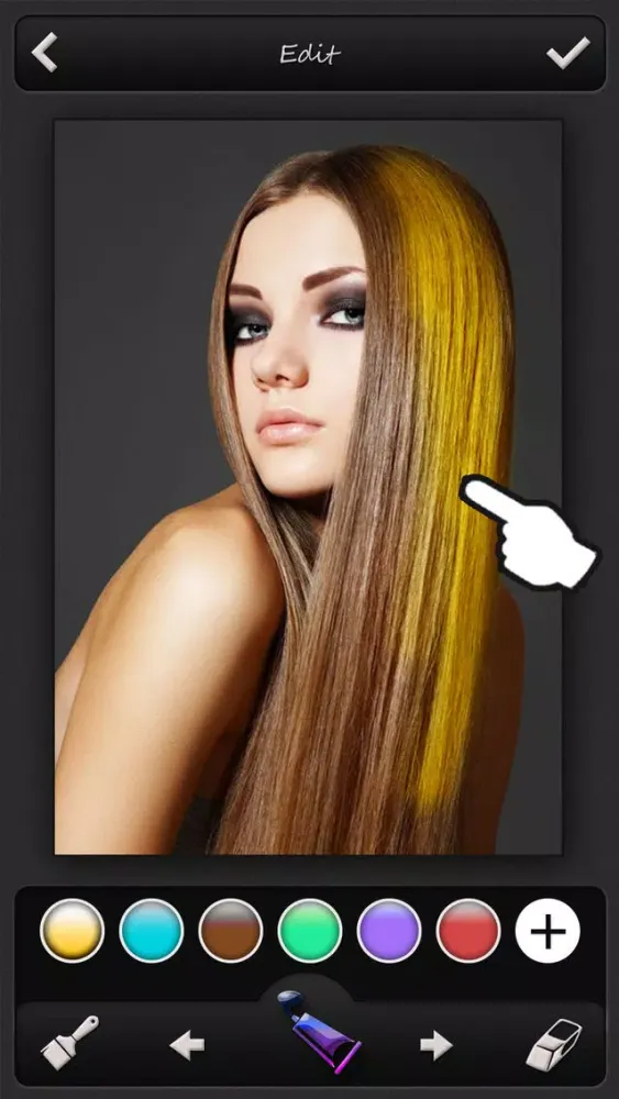 Hair Color Changer - Recolor Booth to Dye, Change & Beautify Hairstyle應用截圖
