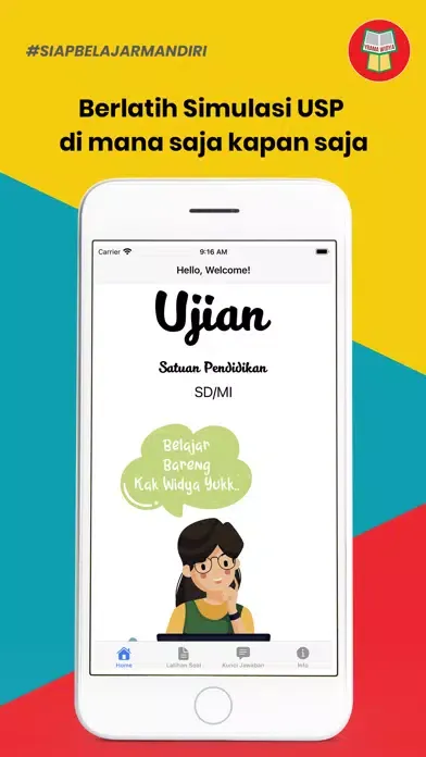 Tangkapan skrin Latihan Soal USP SD