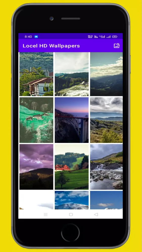 Ảnh chụp màn hình của Local HD Wallpaper