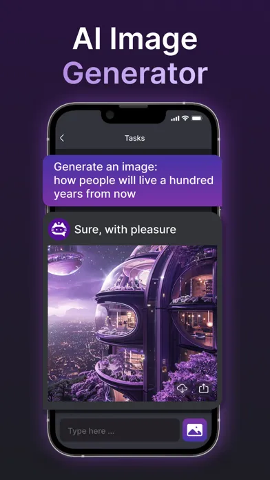 Capturas de tela do CatGPT - AI Chat Bot Assistant