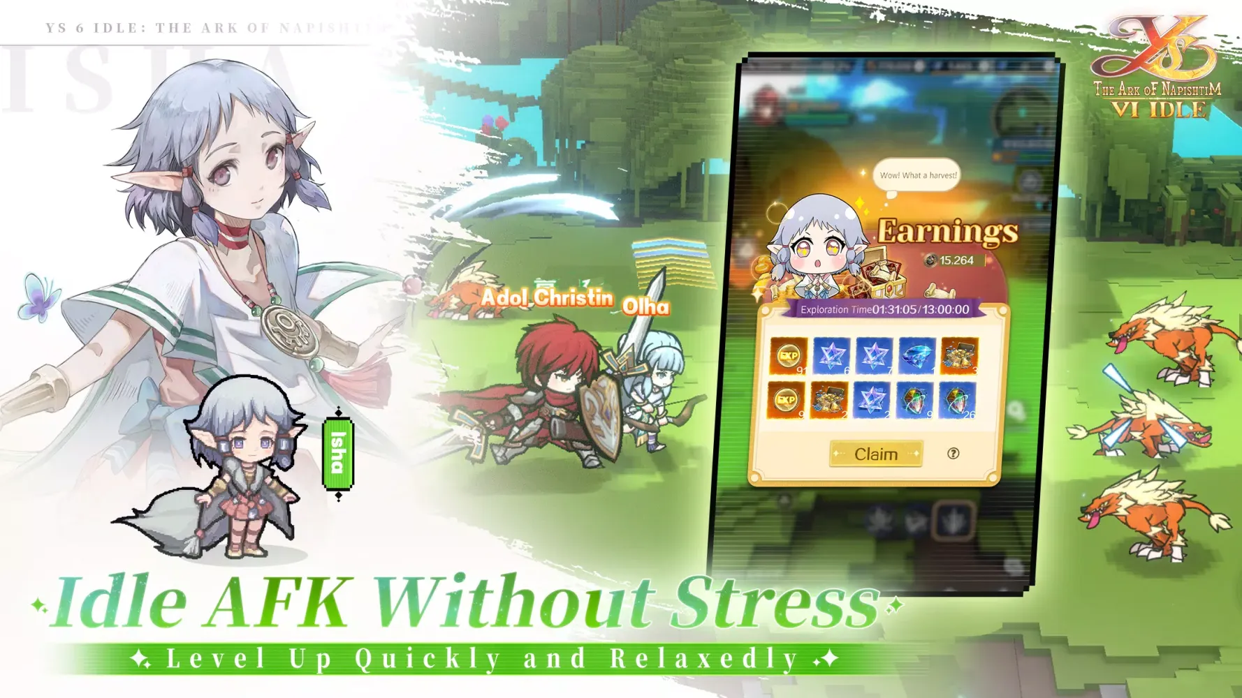 Ys 6 Idle:The Ark of Napishtim Screenshots