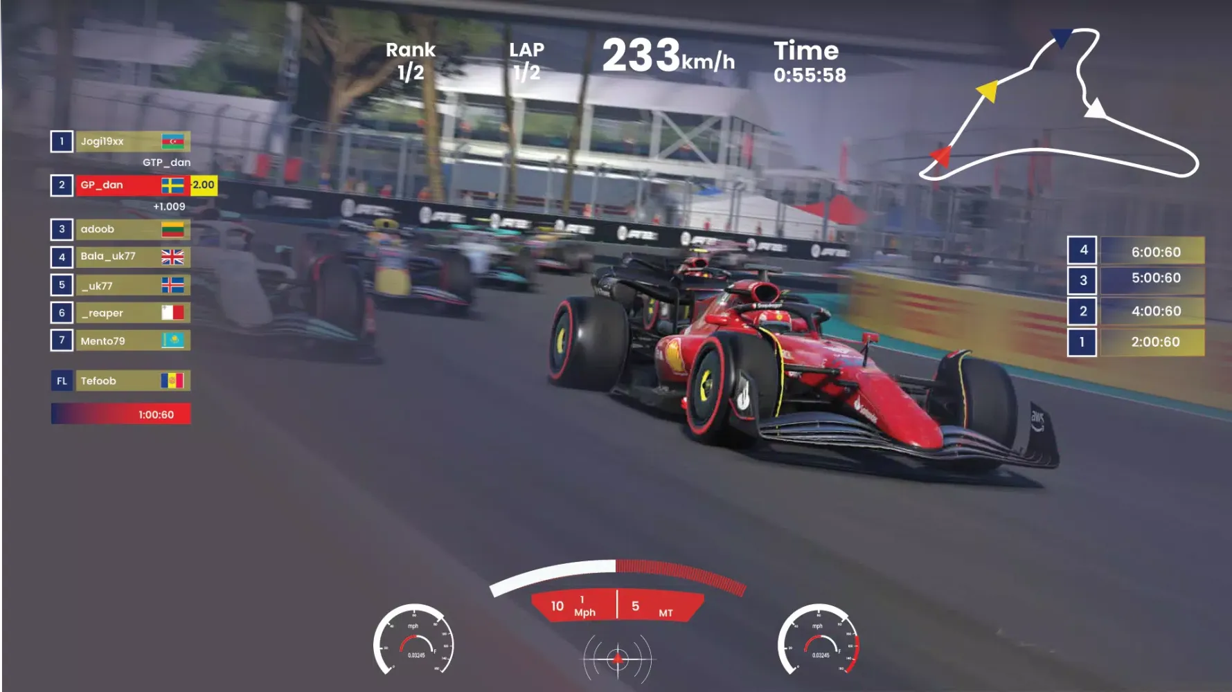 Formula Car Games Racing Games 스크린샷