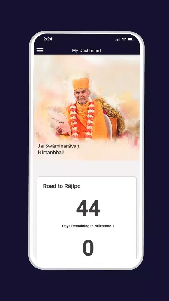 Tangkapan skrin Satsang Diksha Rajipo