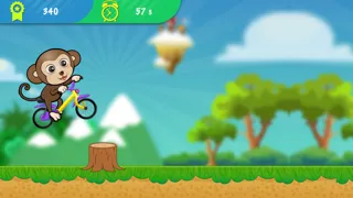 Capturas de pantalla de ABC Jungle Bicycle Adventure preschooler eLEARNING app