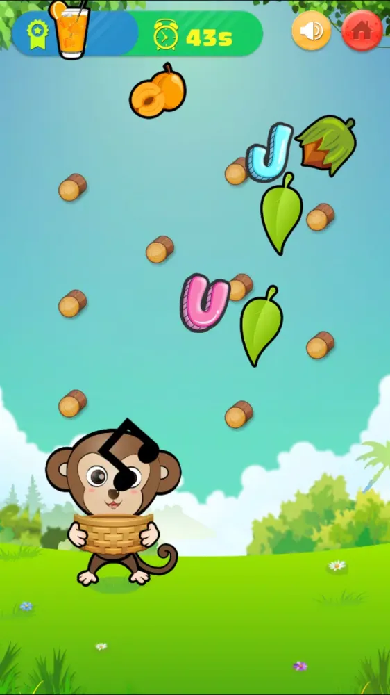 Capturas de tela do ABC Jungle Collector