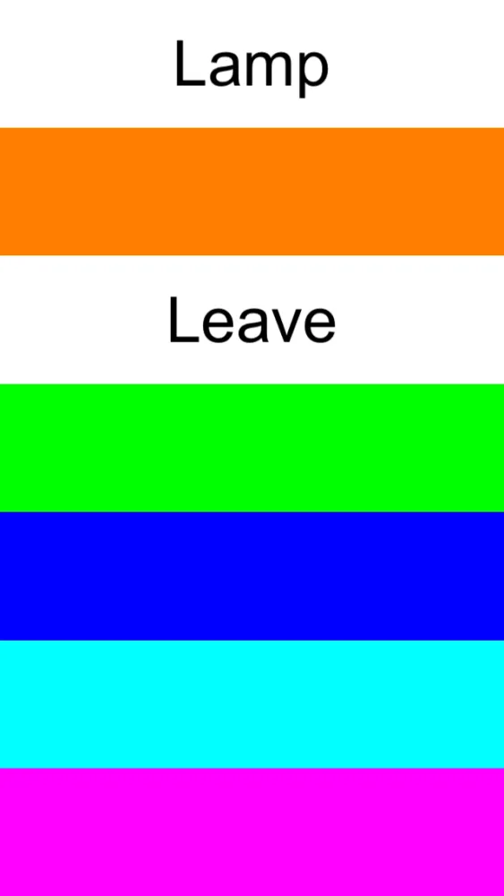 ABC Rainbow Flash Card スクリーンショット