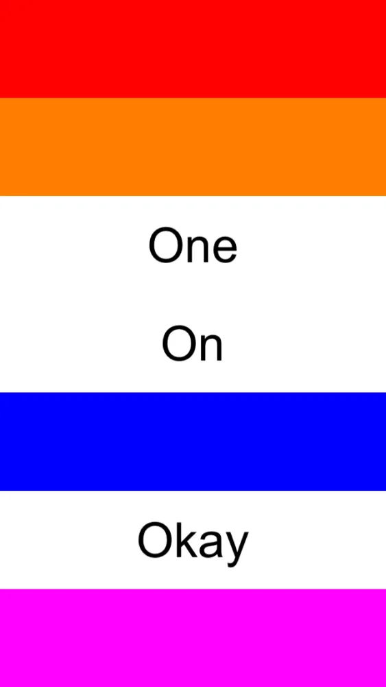 ABC Rainbow Flash Card スクリーンショット