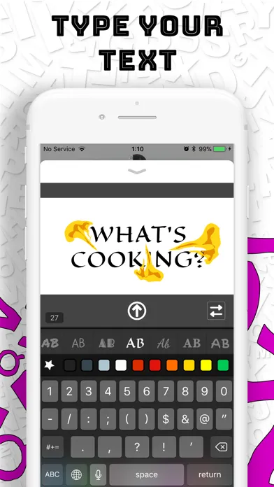 TA Animated Text Sticker Maker سکرین شاٹس