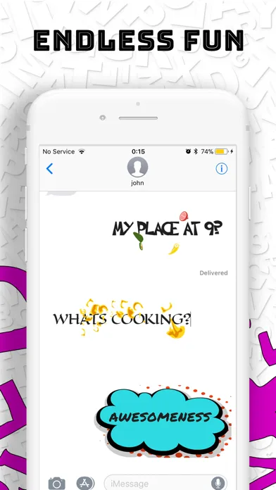 TA Animated Text Sticker Maker سکرین شاٹس