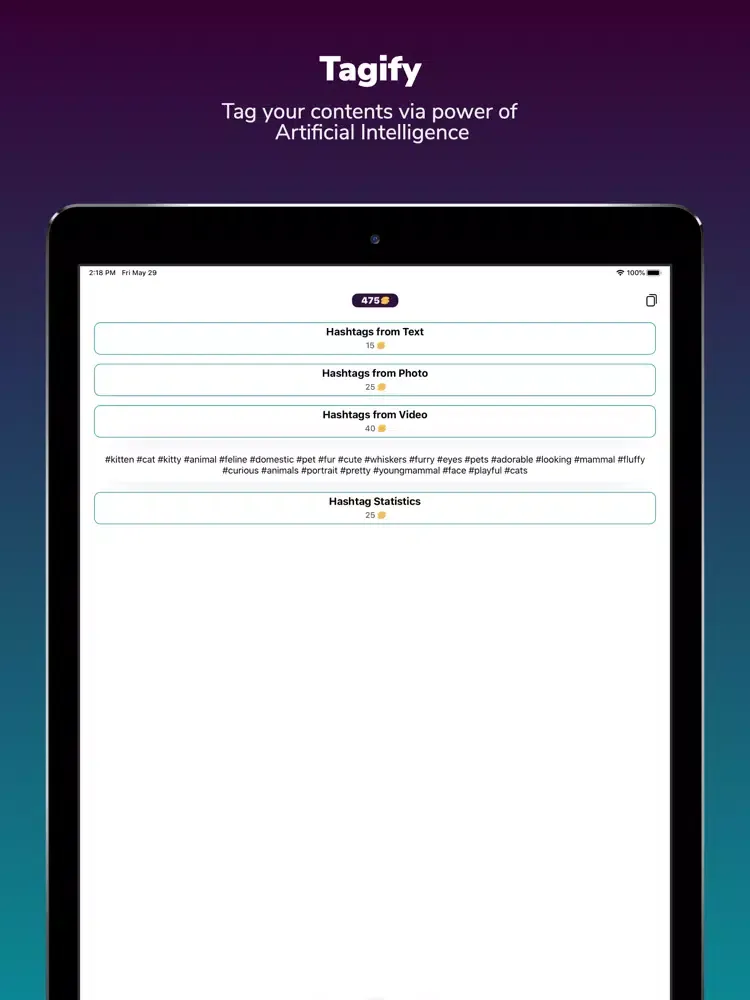 Captures d'écran de TikFame for Fans & Likes iPad 