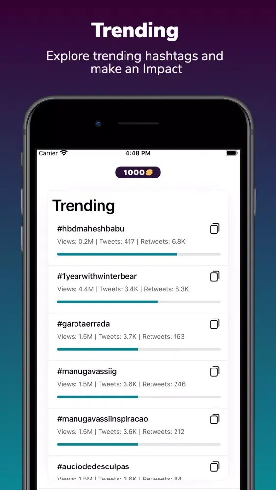 Captures d'écran de TikFame for Fans & Likes