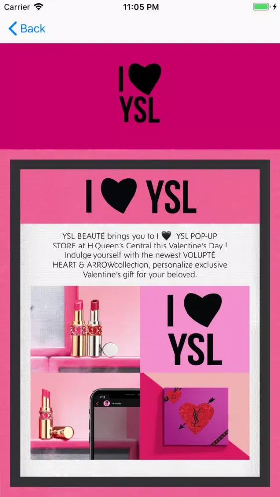 I LOVE YSL HK Screenshots