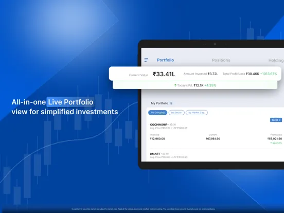 OMNI: Stocks, Demat, IPO, ESIP iPad  Ekran Görüntüleri