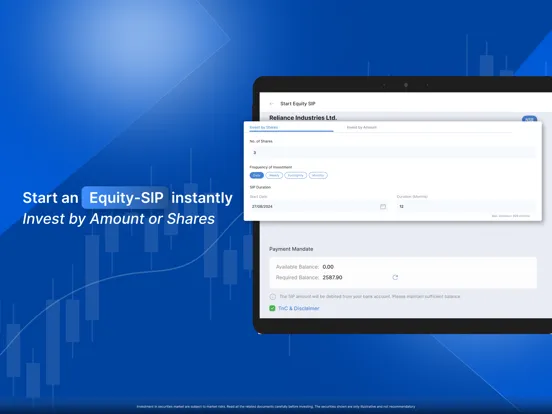 OMNI: Stocks, Demat, IPO, ESIP iPad  Ekran Görüntüleri