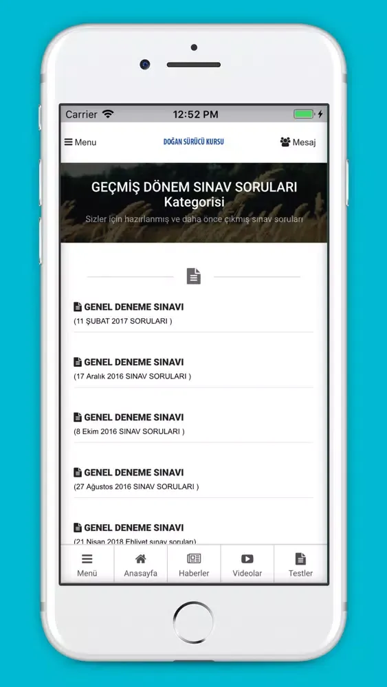 Capturas de pantalla de Bayrampaşa Doğan Sürücü Kursu