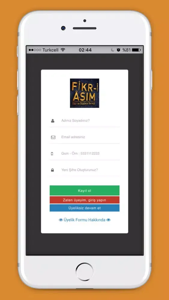 Zrzuty ekranu Fikr-i Asım - Fikir ve Düşünce Derneği