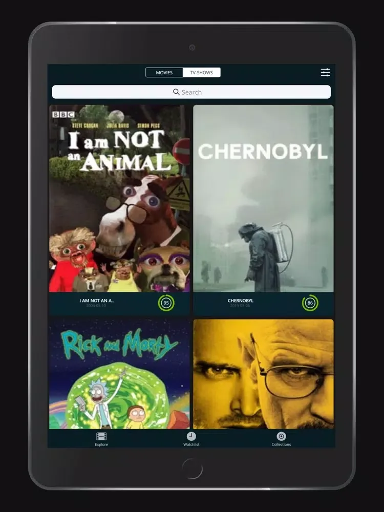 Morpho TV: Your Movie Manager iPad  Screenshots
