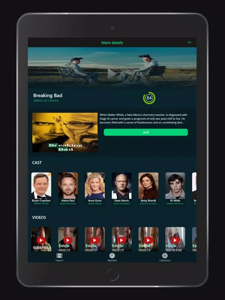 Morpho TV: Your Movie Manager iPad  Screenshots