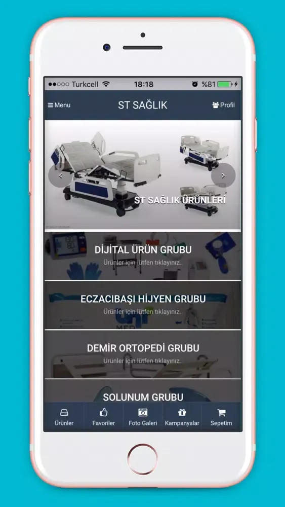 ST Sağlık Ürünleri应用截图