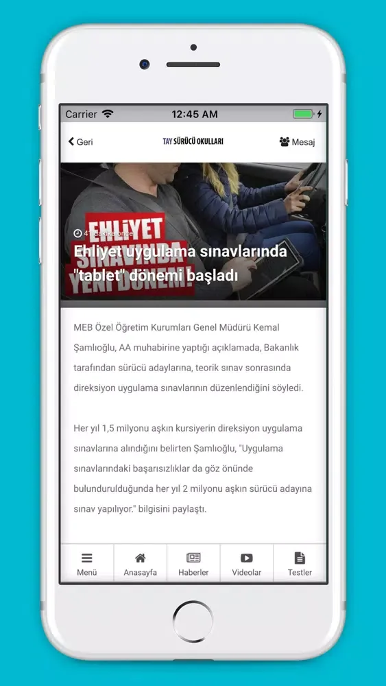 Capturas de pantalla de TAY Sürücü Okulları