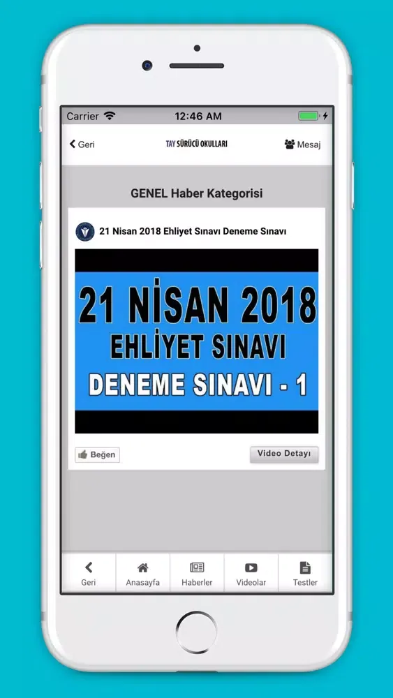 Capturas de pantalla de TAY Sürücü Okulları