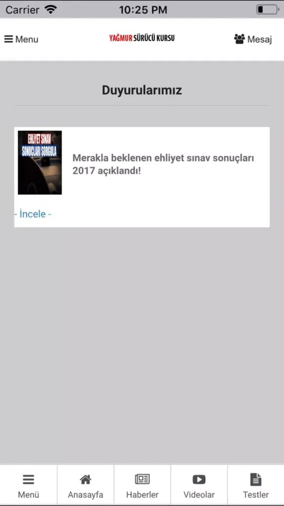 Yağmur Sürücü Kursu Screenshots