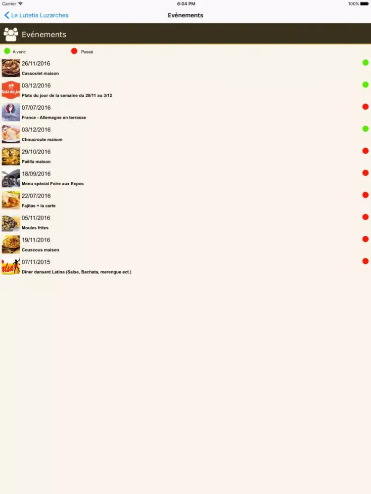 تصاویر Le Lutetia Luzarches - Bar, Brasserie, Restaurant iPad 
