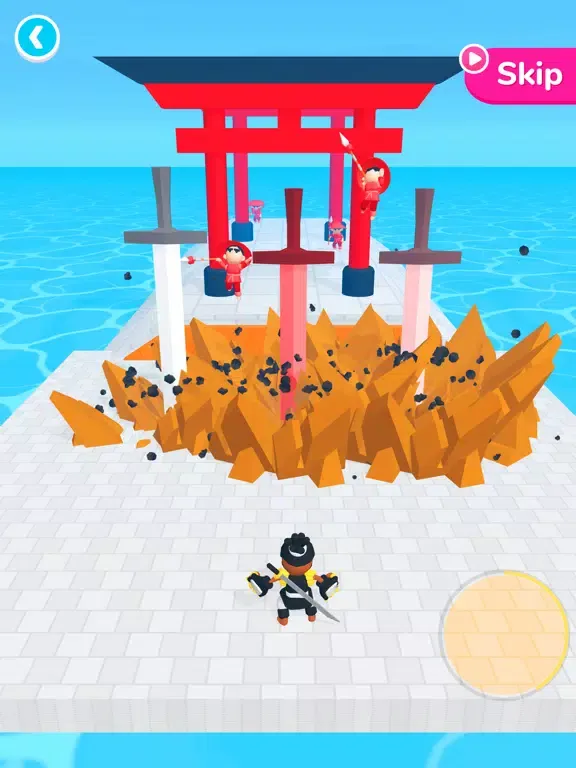 Zrzuty ekranu Ninja Hands 2 iPad 