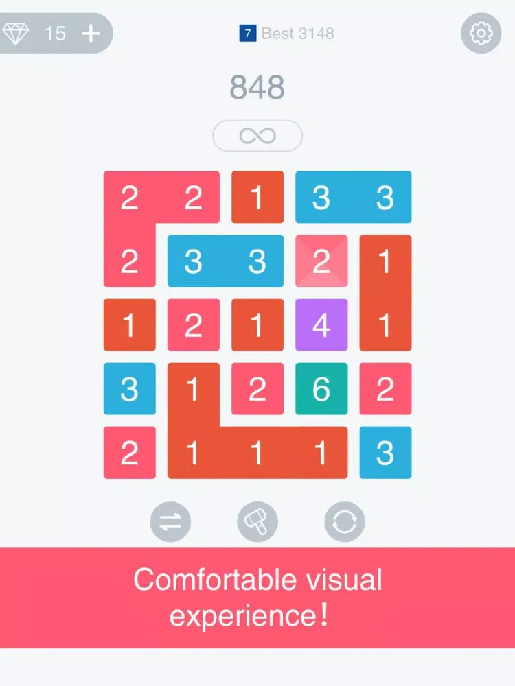 تصاویر Merged Numbers: the best cool math iPad 