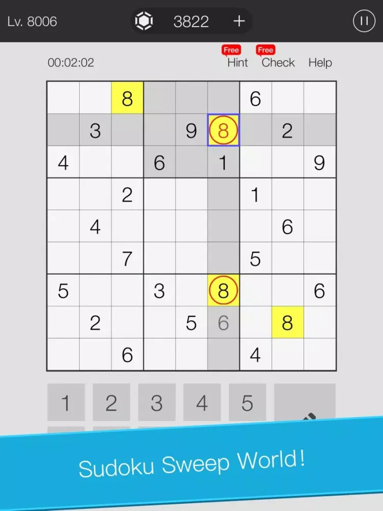 تصاویر Sudoku Match: smart games iPad 