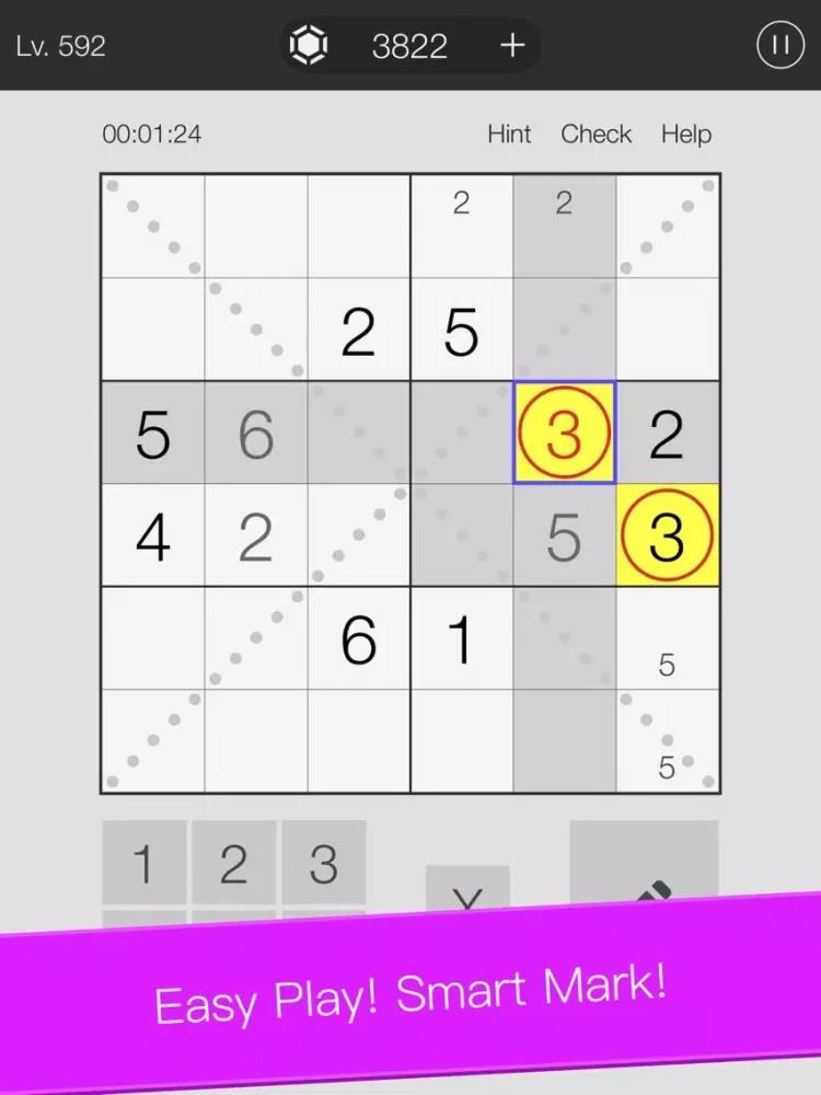 تصاویر Sudoku Match: smart games iPad 