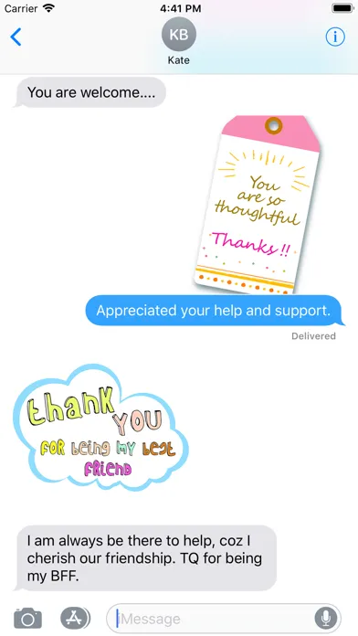 Скриншоты Thank You E Greeting Cards Set