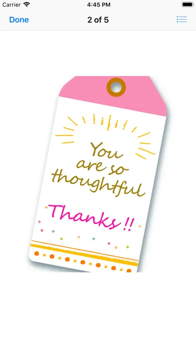 Скриншоты Thank You E Greeting Cards Set
