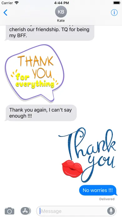Скриншоты Thank You E Greeting Cards Set