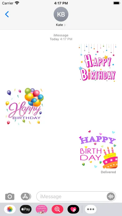 Birthday Celebrations Greeting应用截图