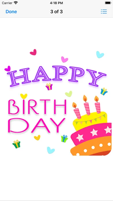 Birthday Celebrations Greeting应用截图