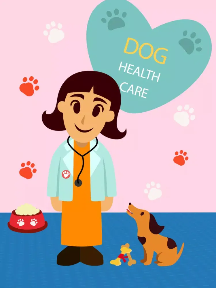 Happy Healthy Dog: Vet Care & Grooming Stickers iPad  Ekran Görüntüleri