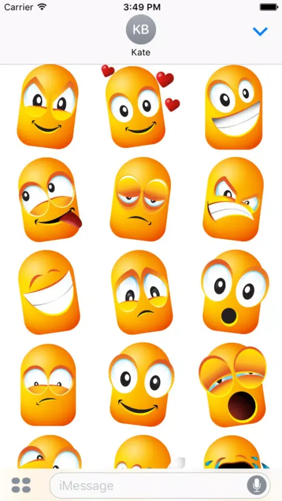 Daily Funny Face Emoji Sticker Screenshots