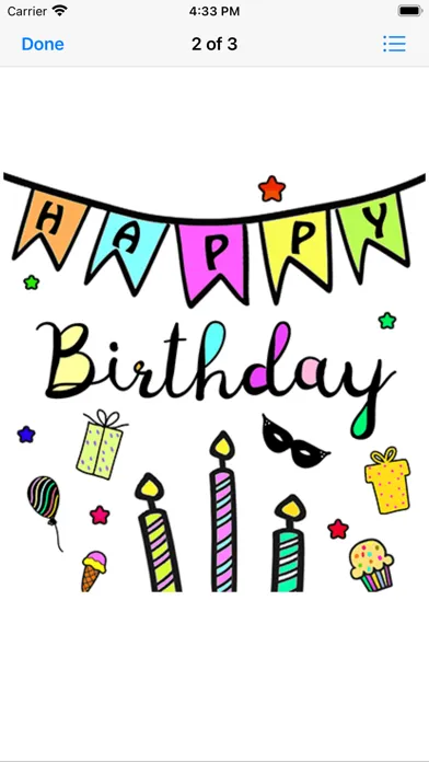 Wish Happy Bday Emoji Stickers Screenshots