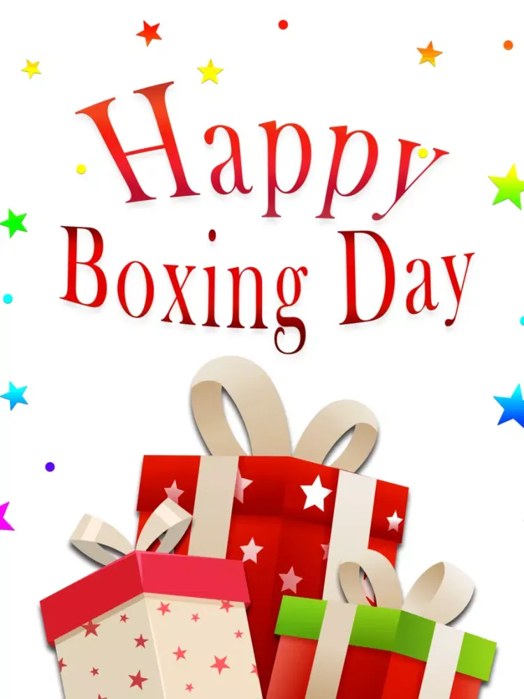 Happy Boxing Day Gifts Sticker iPad  スクリーンショット