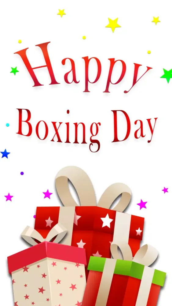 Happy Boxing Day Gifts Sticker スクリーンショット
